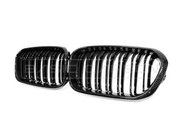 Load image into Gallery viewer, Basic Carbon BMW F20 F21 LCI Carbon Fibre Kidney Grille (Inc. 125i, M135i & M140i)