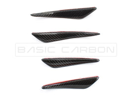 Load image into Gallery viewer, Basic Carbon Universal Pre-Preg Dry Carbon Front Bumper Corner Canard