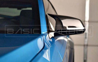 Load image into Gallery viewer, Basic Carbon BMW F20 F22 F30 F32 F87 Pre-Preg Dry Carbon Fibre Mirror Covers (Inc. M135i, M235i, 335i & M2)