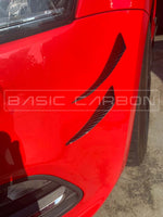 Load image into Gallery viewer, Basic Carbon Universal Pre-Preg Dry Carbon Front Bumper Corner Canard