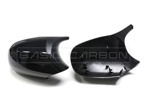 Basic Carbon BMW E87 E90 E92 E93 LCI Gloss Black Mirror Covers (Inc. 130i, 335d & 335i)
