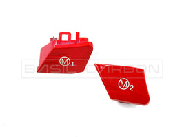 Load image into Gallery viewer, Basic Carbon BMW F06 F10 F80 F82 F85 F87 M1 M2 Steering Wheel Buttons (Inc. M2, M3, M4 &amp; X6 M)
