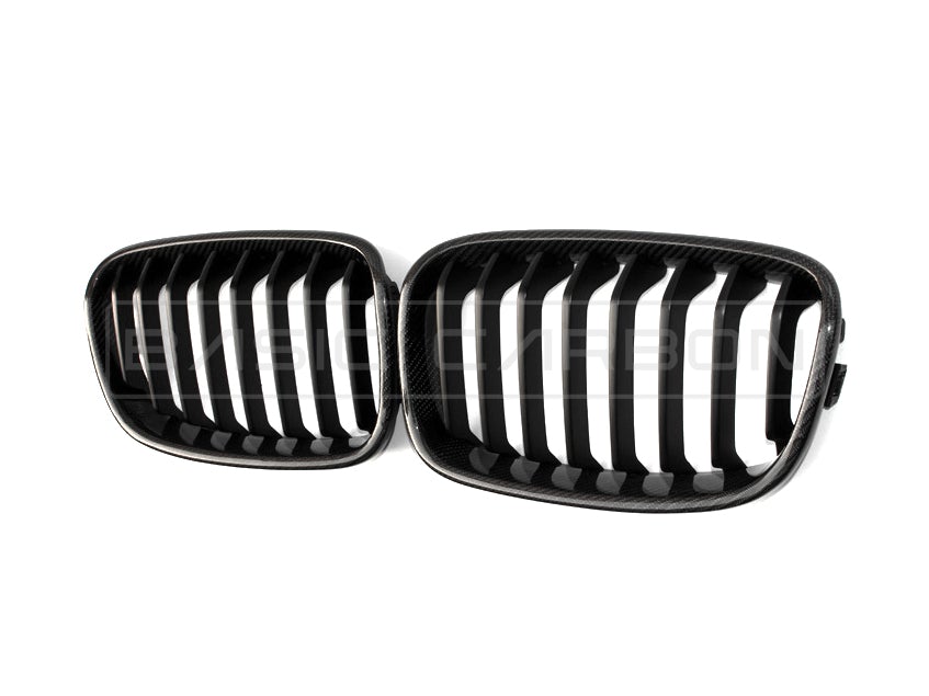 Basic Carbon BMW F20 F21 LCI Carbon Fibre Kidney Grille (Inc. 125i, M135i & M140i)