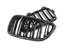 Load image into Gallery viewer, Basic Carbon BMW F22 F23 F87 Carbon Fibre Kidney Grille (Inc. M235i, M240i, M2 &amp; M2 Competition)
