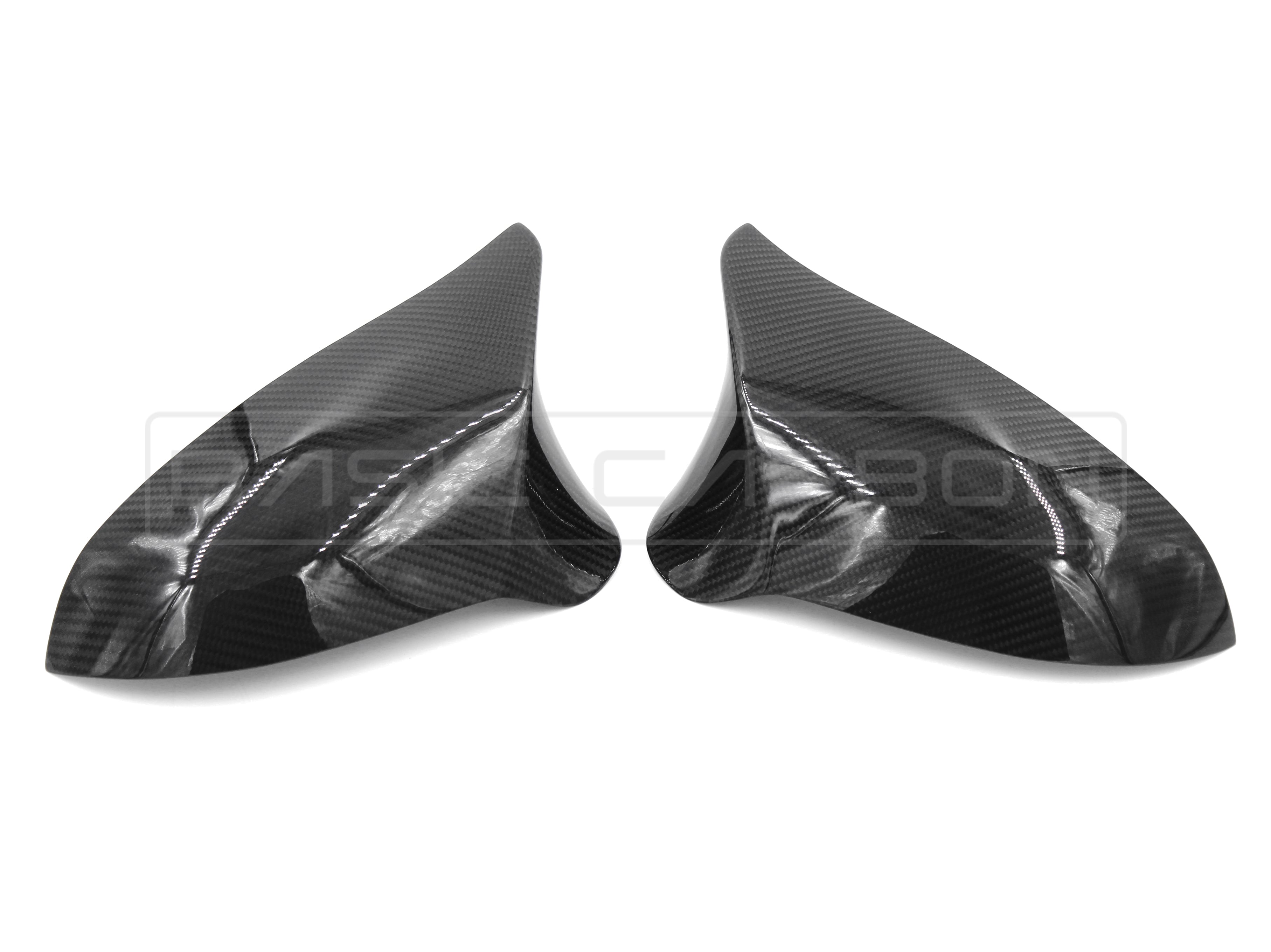 Basic Carbon BMW F80 M3 RHD Stick-On Style Mirror Covers