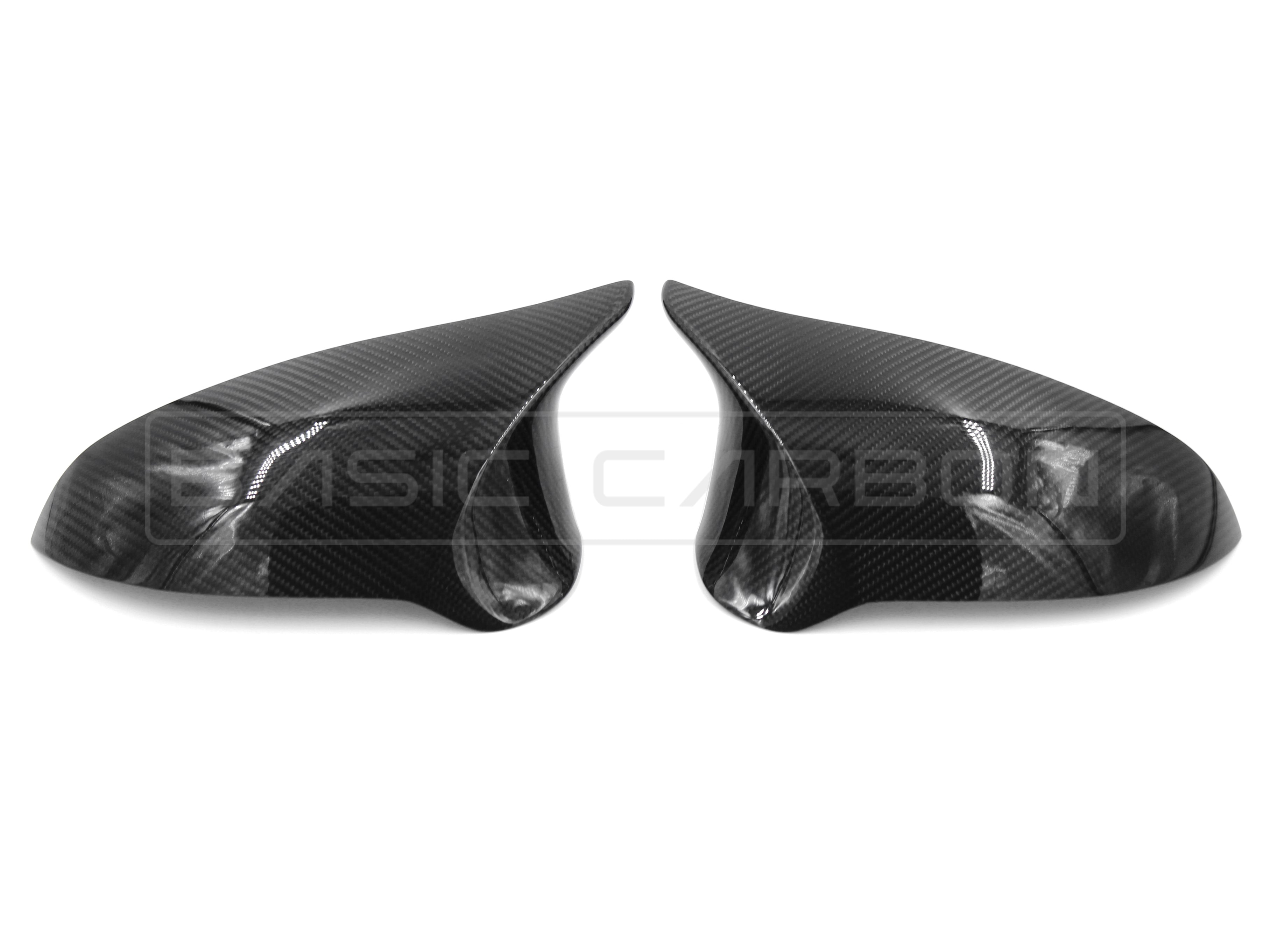 Basic Carbon BMW F80 M3 RHD Stick-On Style Mirror Covers