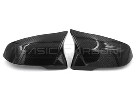 Load image into Gallery viewer, Basic Carbon BMW Toyota Carbon Fiber / Gloss Black Mirror Covers (Inc. F40 M135iX, G29 Z4 and A90 Supra)
