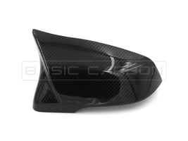 Load image into Gallery viewer, Basic Carbon BMW Toyota Carbon Fiber / Gloss Black Mirror Covers (Inc. F40 M135iX, G29 Z4 and A90 Supra)
