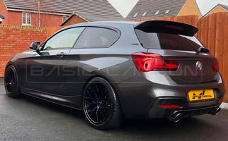Load image into Gallery viewer, Basic Carbon BMW 1 Series F20 F21 Carbon Rear Roof Spoiler (inc. M135i &amp; M140i)
