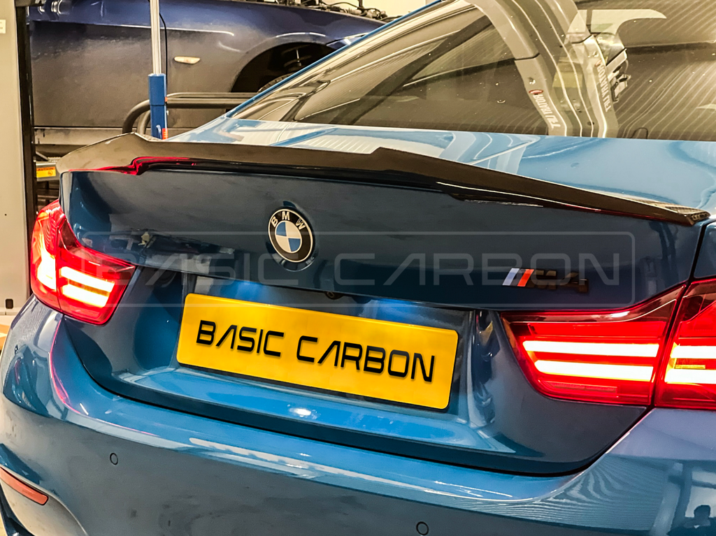 Basic Carbon BMW F82 M4 Pre-Preg Carbon Performance Rear Spoiler