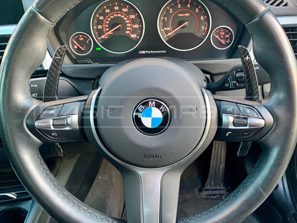 Basic Carbon BMW F Series Performance Pre-Preg Dry Carbon Gear Shift Paddle Set