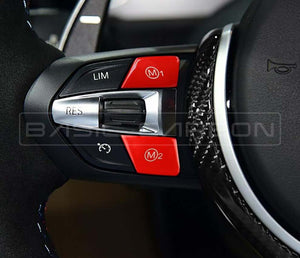Basic Carbon BMW F06 F10 F80 F82 F85 F87 M1 M2 Steering Wheel Buttons (Inc. M2, M3, M4 & X6 M)