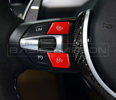 Load image into Gallery viewer, Basic Carbon BMW F06 F10 F80 F82 F85 F87 M1 M2 Steering Wheel Buttons (Inc. M2, M3, M4 &amp; X6 M)
