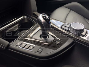 Basic Carbon BMW F06 F10 F80 F82 M Infusion Pre-Preg Dry Carbon Fibre DCT Gear Surround Cover (M3, M4, M5 & M6)