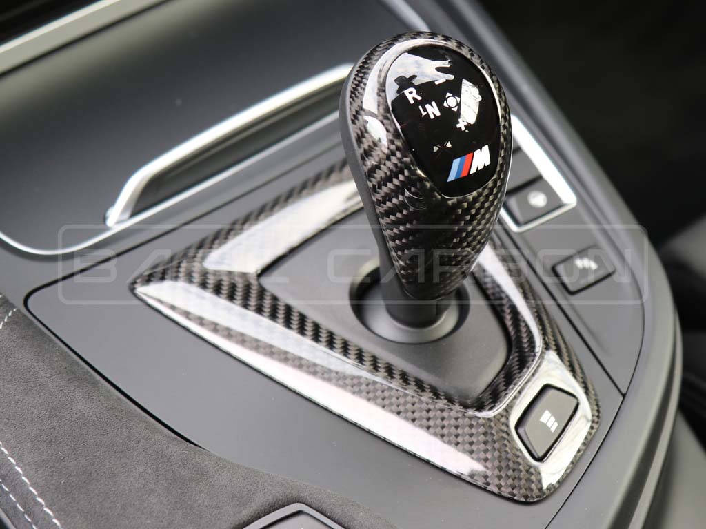 Basic Carbon BMW F06 F10 F80 F82 M Infusion Pre-Preg Dry Carbon Fibre DCT Gear Surround Cover (M3, M4, M5 & M6)