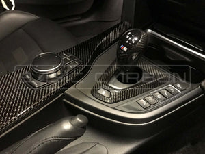 Basic Carbon BMW F06 F10 F80 F82 M Infusion Pre-Preg Dry Carbon Fibre DCT Gear Surround Cover (M3, M4, M5 & M6)