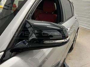 Basic Carbon BMW F20 F22 F30 F32 F87 Gloss Black Mirror Covers (Inc. M135i, M235i, 335i & M2)