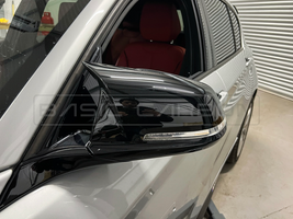 Load image into Gallery viewer, Basic Carbon BMW F20 F22 F30 F32 F87 Gloss Black Mirror Covers (Inc. M135i, M235i, 335i &amp; M2)
