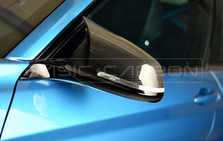 Load image into Gallery viewer, Basic Carbon BMW F20 F22 F30 F32 F87 Pre-Preg Dry Carbon Fibre Mirror Covers (Inc. M135i, M235i, 335i &amp; M2)
