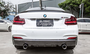 Basic Carbon BMW F22 F23 Carbon Performance Rear Diffuser (Inc. 218d, 220i, 230i & M240i)