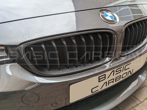 Basic Carbon BMW F32 F80 F82 Gloss Carbon Fibre Kidney Grille (Inc. M3 & M4)