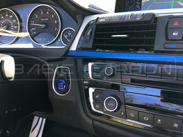 Load image into Gallery viewer, Basic Carbon BMW Start Stop Button (Inc. 335i, M2, M4 &amp; X5 M)
