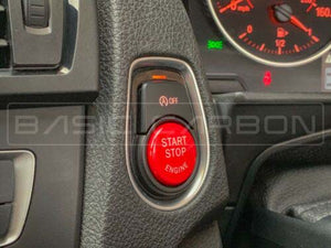 Basic Carbon BMW Start Stop Button (Inc. 335i, M2, M4 & X5 M)