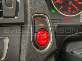 Load image into Gallery viewer, Basic Carbon BMW Start Stop Button (Inc. 335i, M2, M4 &amp; X5 M)

