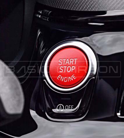 Basic Carbon BMW Start Stop Button (Inc. 335i, M2, M4 & X5 M)