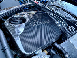Load image into Gallery viewer, Basic Carbon BMW F80 F82 Pre-Preg Dry Carbon Engine Cover (M3 &amp; M4)
